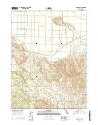 Cleghorn Flat California Current topographic map, 1:24000 scale, 7.5 X 7.5 Minute, Year 2015