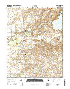 Clements California Current topographic map, 1:24000 scale, 7.5 X 7.5 Minute, Year 2015