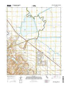 Clifton Court Forebay California Current topographic map, 1:24000 scale, 7.5 X 7.5 Minute, Year 2015