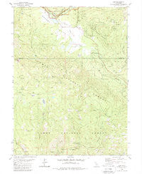 Clio California Historical topographic map, 1:24000 scale, 7.5 X 7.5 Minute, Year 1981