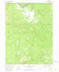 Clio California Historical topographic map, 1:24000 scale, 7.5 X 7.5 Minute, Year 1981