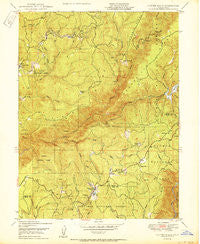 Clipper Mills California Historical topographic map, 1:24000 scale, 7.5 X 7.5 Minute, Year 1950