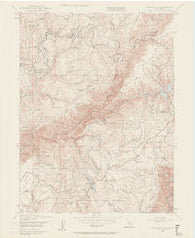 Clipper Mills California Historical topographic map, 1:24000 scale, 7.5 X 7.5 Minute, Year 1948