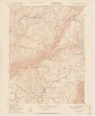 Clipper Mills California Historical topographic map, 1:24000 scale, 7.5 X 7.5 Minute, Year 1950