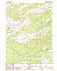 Clough Gulch California Historical topographic map, 1:24000 scale, 7.5 X 7.5 Minute, Year 1985