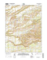 Clough Gulch California Current topographic map, 1:24000 scale, 7.5 X 7.5 Minute, Year 2015