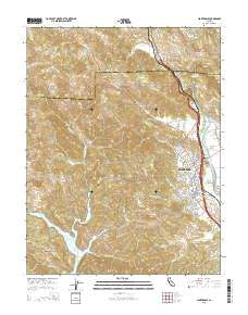 Cloverdale California Current topographic map, 1:24000 scale, 7.5 X 7.5 Minute, Year 2015