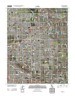 Clovis California Historical topographic map, 1:24000 scale, 7.5 X 7.5 Minute, Year 2012