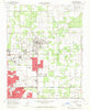 Clovis California Historical topographic map, 1:24000 scale, 7.5 X 7.5 Minute, Year 1964