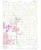 Clovis California Historical topographic map, 1:24000 scale, 7.5 X 7.5 Minute, Year 1964