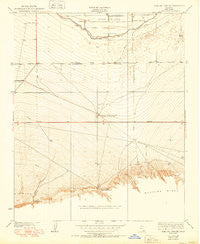 Coal Oil Canyon California Historical topographic map, 1:24000 scale, 7.5 X 7.5 Minute, Year 1950
