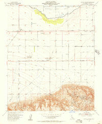 Coal Oil Canyon California Historical topographic map, 1:24000 scale, 7.5 X 7.5 Minute, Year 1955