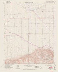 Coal Oil Canyon California Historical topographic map, 1:24000 scale, 7.5 X 7.5 Minute, Year 1955