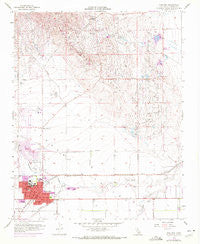 Coalinga California Historical topographic map, 1:24000 scale, 7.5 X 7.5 Minute, Year 1956