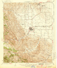 Coalinga California Historical topographic map, 1:62500 scale, 15 X 15 Minute, Year 1944