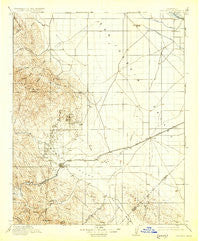Coalinga California Historical topographic map, 1:125000 scale, 30 X 30 Minute, Year 1912
