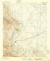 Coalinga California Historical topographic map, 1:125000 scale, 30 X 30 Minute, Year 1912