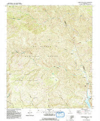 Cobblestone Mtn California Historical topographic map, 1:24000 scale, 7.5 X 7.5 Minute, Year 1991