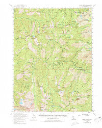Coffee Creek California Historical topographic map, 1:62500 scale, 15 X 15 Minute, Year 1955