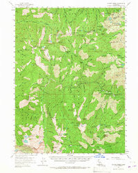 Coffee Creek California Historical topographic map, 1:62500 scale, 15 X 15 Minute, Year 1955