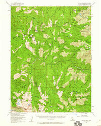 Coffee Creek California Historical topographic map, 1:62500 scale, 15 X 15 Minute, Year 1955