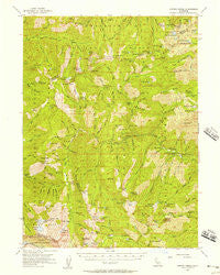 Coffee Creek California Historical topographic map, 1:62500 scale, 15 X 15 Minute, Year 1955