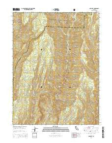 Cohasset California Current topographic map, 1:24000 scale, 7.5 X 7.5 Minute, Year 2015