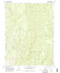 Cohasset California Historical topographic map, 1:24000 scale, 7.5 X 7.5 Minute, Year 1979