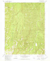 Cohasset California Historical topographic map, 1:24000 scale, 7.5 X 7.5 Minute, Year 1979
