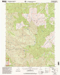Cold Fork California Historical topographic map, 1:24000 scale, 7.5 X 7.5 Minute, Year 1998