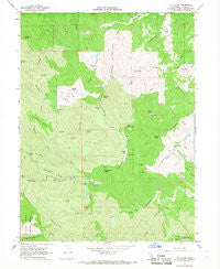 Cold Fork California Historical topographic map, 1:24000 scale, 7.5 X 7.5 Minute, Year 1967
