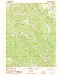 Cold Spring California Historical topographic map, 1:24000 scale, 7.5 X 7.5 Minute, Year 1991