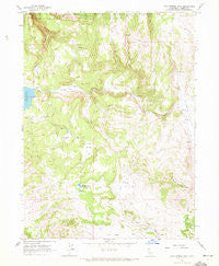 Cold Spring Mtn California Historical topographic map, 1:24000 scale, 7.5 X 7.5 Minute, Year 1962