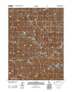 Cold Fork California Historical topographic map, 1:24000 scale, 7.5 X 7.5 Minute, Year 2012