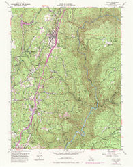 Colfax California Historical topographic map, 1:24000 scale, 7.5 X 7.5 Minute, Year 1949