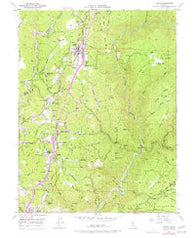 Colfax California Historical topographic map, 1:24000 scale, 7.5 X 7.5 Minute, Year 1949