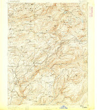Colfax California Historical topographic map, 1:125000 scale, 30 X 30 Minute, Year 1892