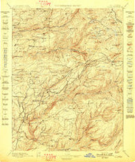 Colfax California Historical topographic map, 1:125000 scale, 30 X 30 Minute, Year 1898
