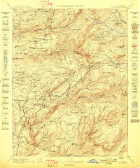 Colfax California Historical topographic map, 1:125000 scale, 30 X 30 Minute, Year 1898
