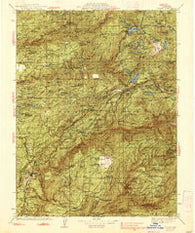 Colfax California Historical topographic map, 1:125000 scale, 30 X 30 Minute, Year 1938