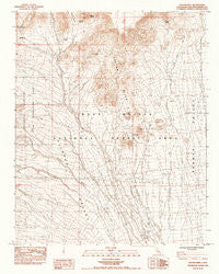 Colton Well California Historical topographic map, 1:24000 scale, 7.5 X 7.5 Minute, Year 1984