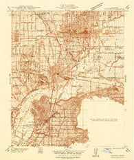 Colton California Historical topographic map, 1:31680 scale, 7.5 X 7.5 Minute, Year 1938