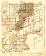 Colton California Historical topographic map, 1:31680 scale, 7.5 X 7.5 Minute, Year 1943