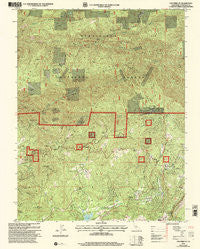 Columbia SE California Historical topographic map, 1:24000 scale, 7.5 X 7.5 Minute, Year 2001