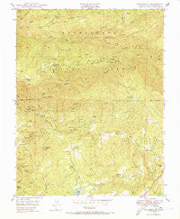 Columbia SE California Historical topographic map, 1:24000 scale, 7.5 X 7.5 Minute, Year 1948