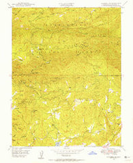 Columbia SE California Historical topographic map, 1:24000 scale, 7.5 X 7.5 Minute, Year 1948