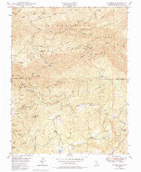 Columbia SE California Historical topographic map, 1:24000 scale, 7.5 X 7.5 Minute, Year 1948