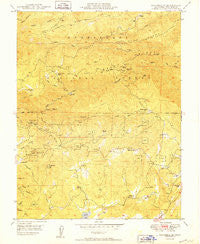 Columbia SE California Historical topographic map, 1:24000 scale, 7.5 X 7.5 Minute, Year 1949
