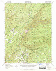 Columbia California Historical topographic map, 1:62500 scale, 15 X 15 Minute, Year 1948