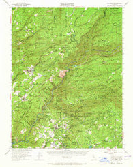 Columbia California Historical topographic map, 1:62500 scale, 15 X 15 Minute, Year 1948